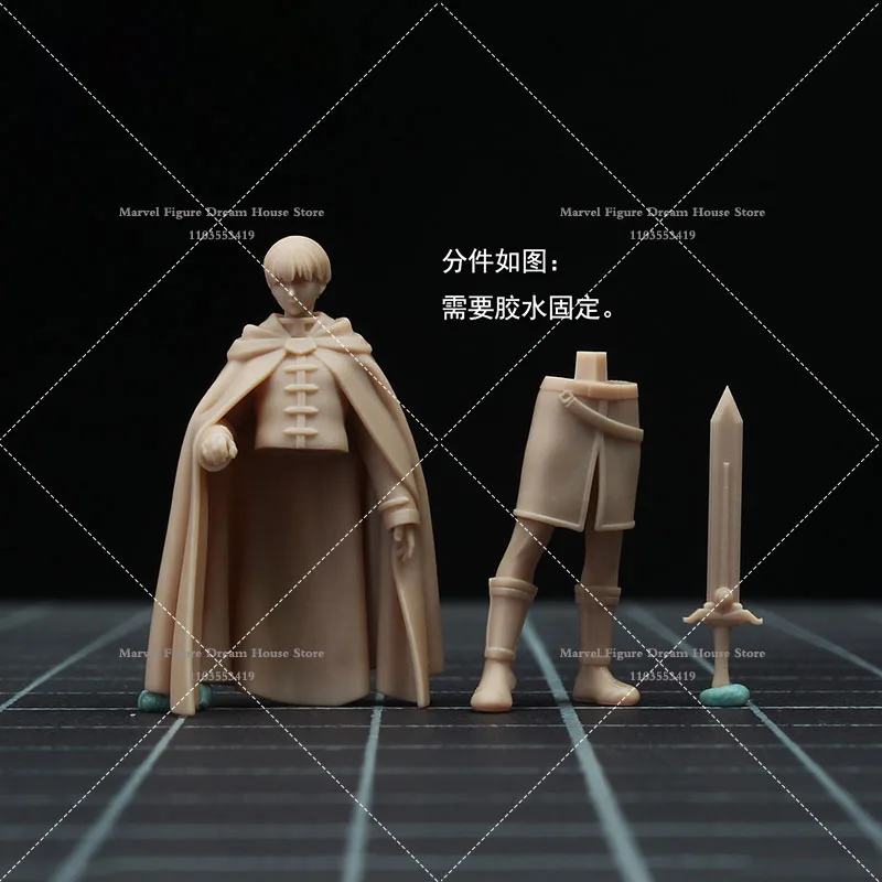 1/64 1/43 Miniature Scene Accessory White Model Un-panited Japanese Anime Frieren Himmel Heiter Eisen Mini Action Figure Photogr