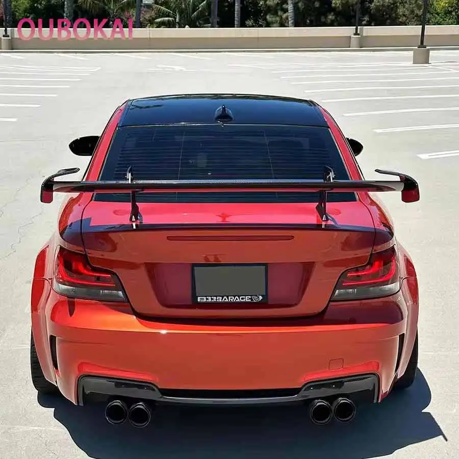 For BMW 4 Series G22 G23 G26 F32 F33 Carbon Fiber Tail fins Rear Trunk Spoiler Guide Wing Rear Wing Car Trunk Diverter body kit