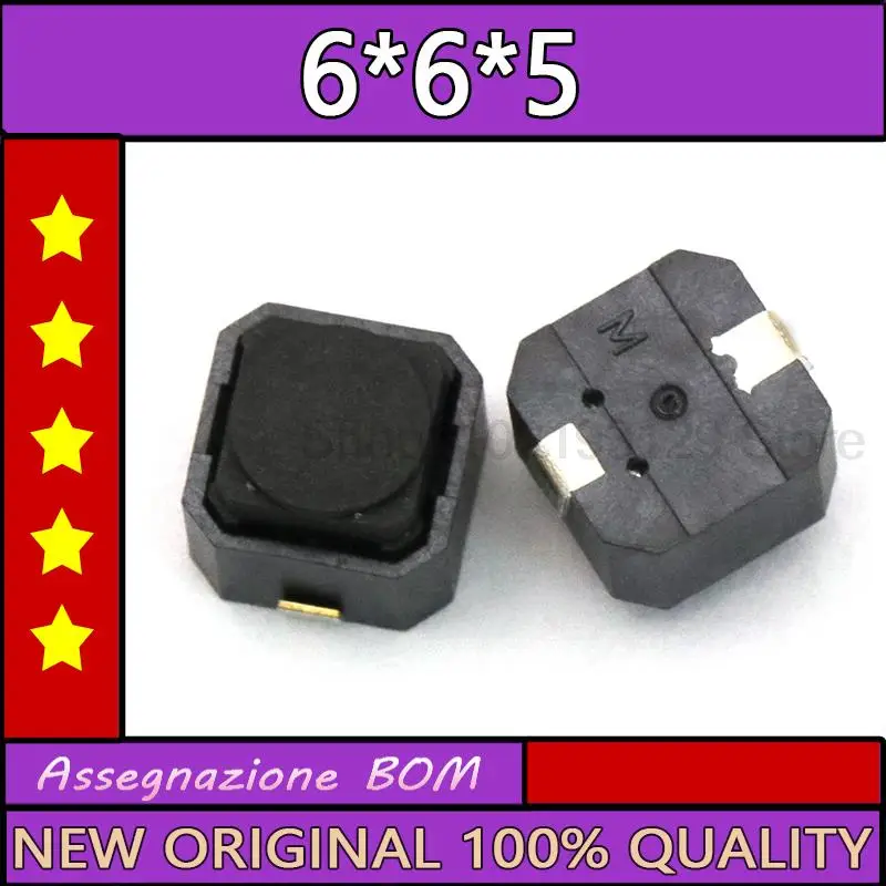 NEW20PCS/LOT 6 * 6 * 5 patch silent silicone switch key switch microswitch button touch switch