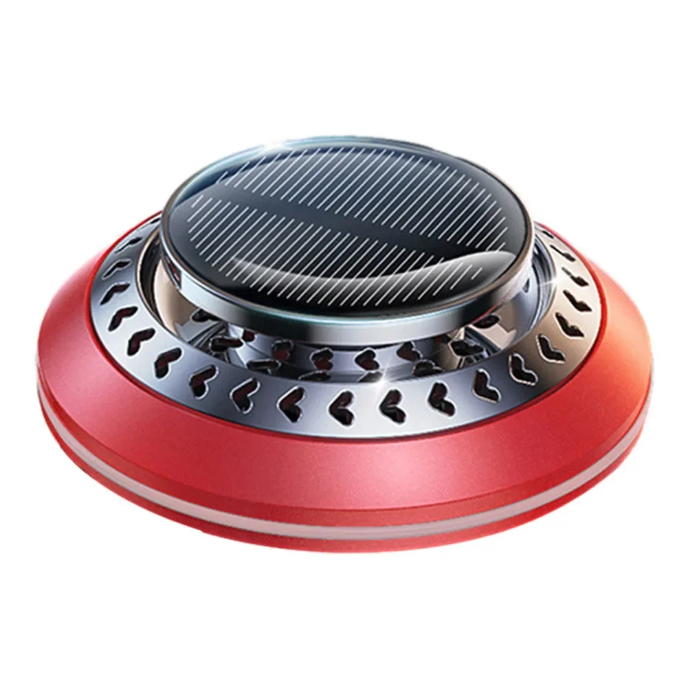 

1pcs Solar Rotation Car Air Freshener Automatic Car Perfume Diffuser Essential Oil Diffuser Dashboard Ornaments Remove