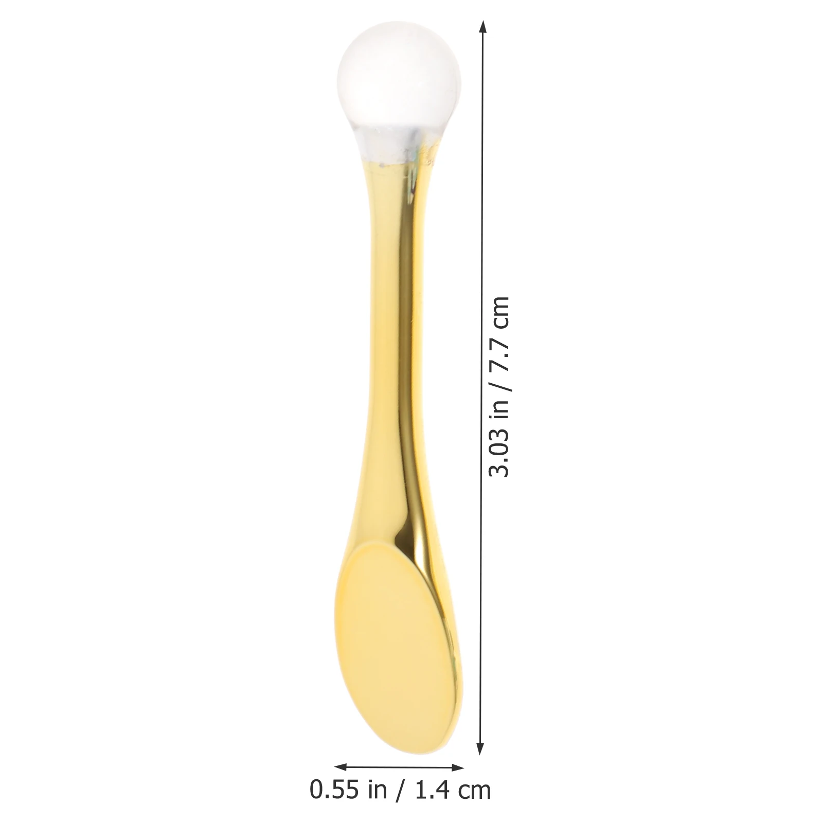 

6pcs Face Cream Scoop Massager Medium Golden Skincare Tool Eye Bag Reduction Dark Circle Relief Eye Cream Spoon