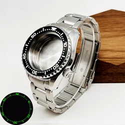 Mod NH35 SPB185 Watch Case add Bracelet Set Fit For NH34 NH35 NH36 Automatic Movement SPB185 SPB187 Watch Case and 20mm Band Kit