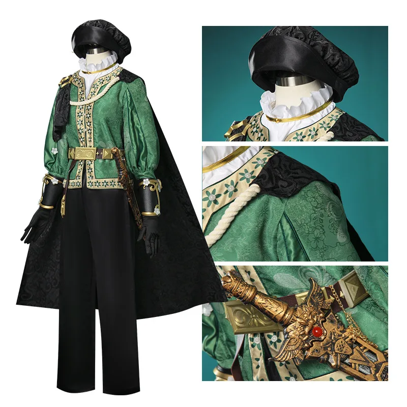 Game Emil Patient Cosplay Costume Wig Set