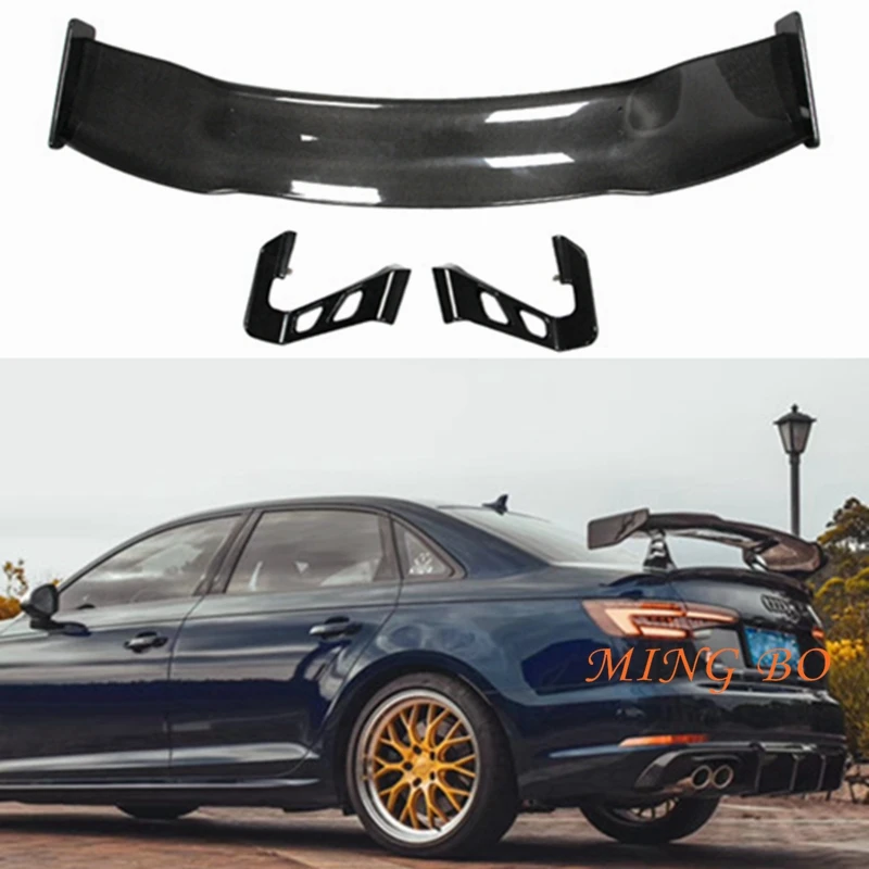 

Carbon Fiber Universal Style Rear Trunk Wing Spoiler FOR Audi A3 S3 A4 A5 A6 A7 TT Tail Boot Lip Wing Spoiler