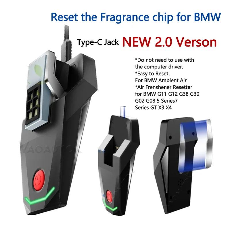 

For BMW Ambient Air Cartridge Fit bmw G38 G30 G02 G08 5 Series 7 Series GT X3 X4 Fragrance Smart Box Chip Activator Tool Reset