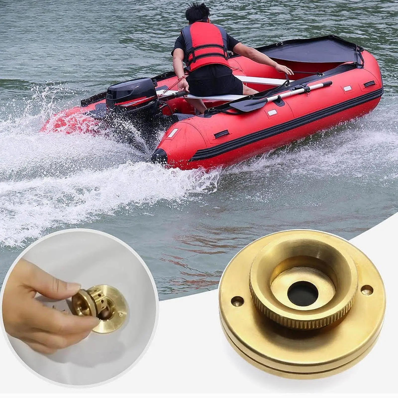 

Замена воздушного клапана для надувной лодки, прочная конструкция, простые в использовании аксессуары, воздушная заглушка для каяка, надувной плот для каноэ