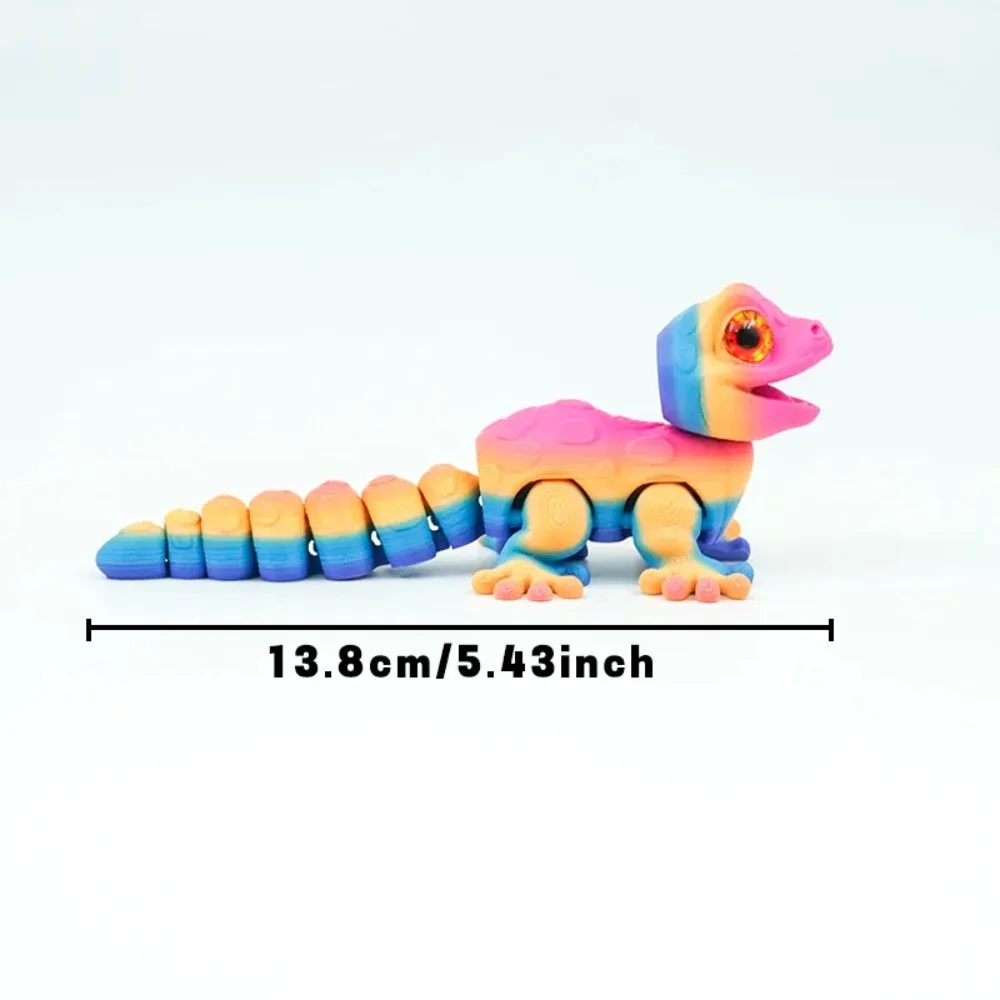 Mini jouet sensoriel en Relief, animaux imprimés en 3D mobiles à articulations multiples, mignon, accessoires amusants pour la maison, cadeau pour enfants, nouvelle collection