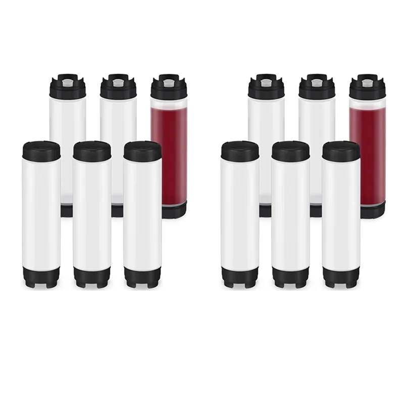 

AA01-12 Pcs 16 Oz Condiment Squeeze Bottles Inverted Plastic Squeeze Bottle For Sauces Refillable Tip Large Valve Dispenser
