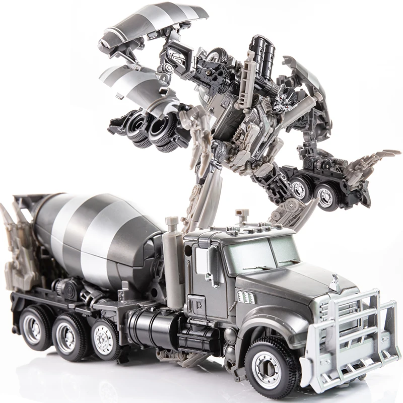 Hot 8 Style Devastator Transformation Robot 8 IN 1 Blender Bulldozer Car Action Figure ABS Deformation Model Toys For Boy Gift