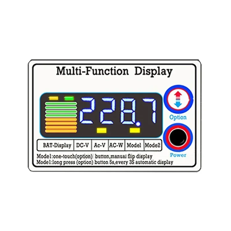 Onduleur à onde sinusoïdale pure avec affichage numérique multifonction, convertisseur de tension solaire haute puissance, écran de document, 5000W, 4000W, 3000W
