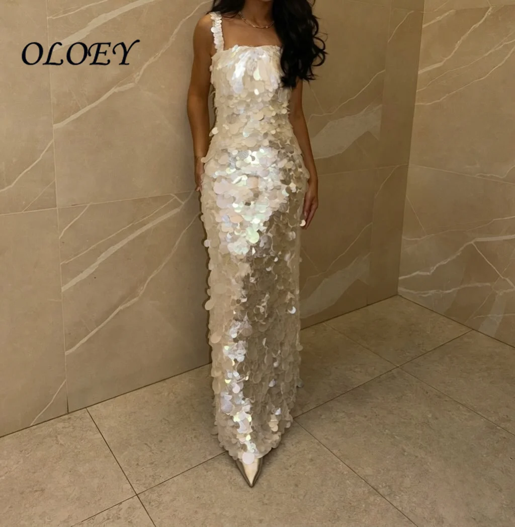 OLOEY 2026 Maßgeschneiderte Meerjungfrau-Abendkleider שמלות ערב מעצבים 2026 Paillettenbesetztes Exquisites Hochwertiges Ballkleid für Damen
