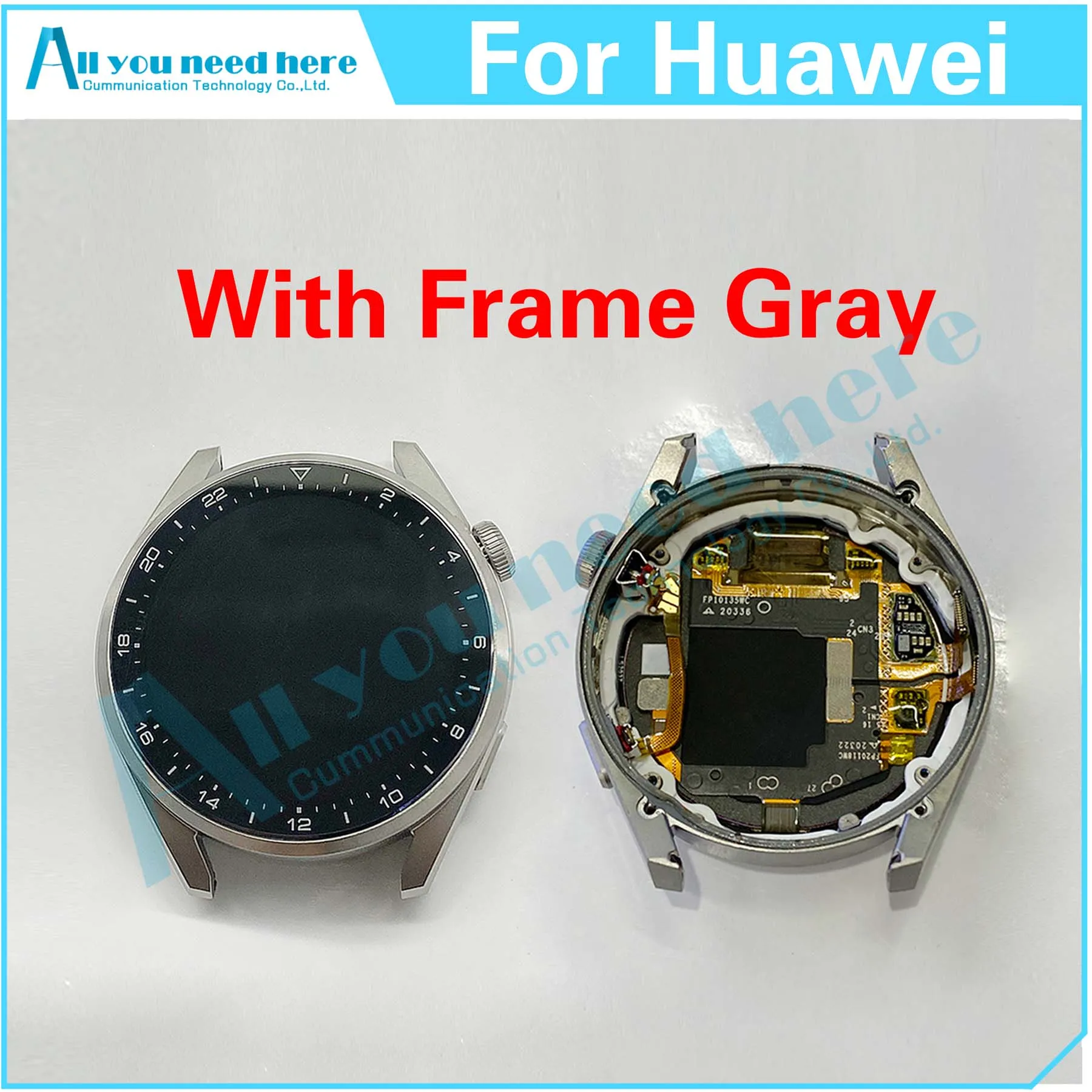 100% Test For Huawei Watch 3 Pro 48MM GLL-AL01 Watch3Pro LCD Display Touch Screen Digitizer Assembly Repair Parts Replacement