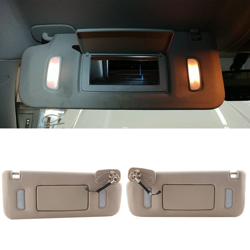 

22850306 Car Left Driver & Right Passenger Sun Visor For Cadillac Chevy Gmc 2007-2014 Sun Visor 22850310 Replacement Parts