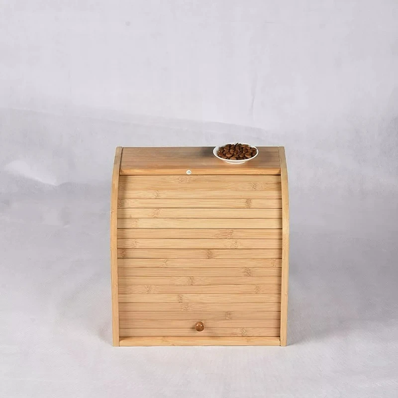 Double-layer large bread box can be assembled and disassembled  kitchen countertop snacks with handle double-layer bread box