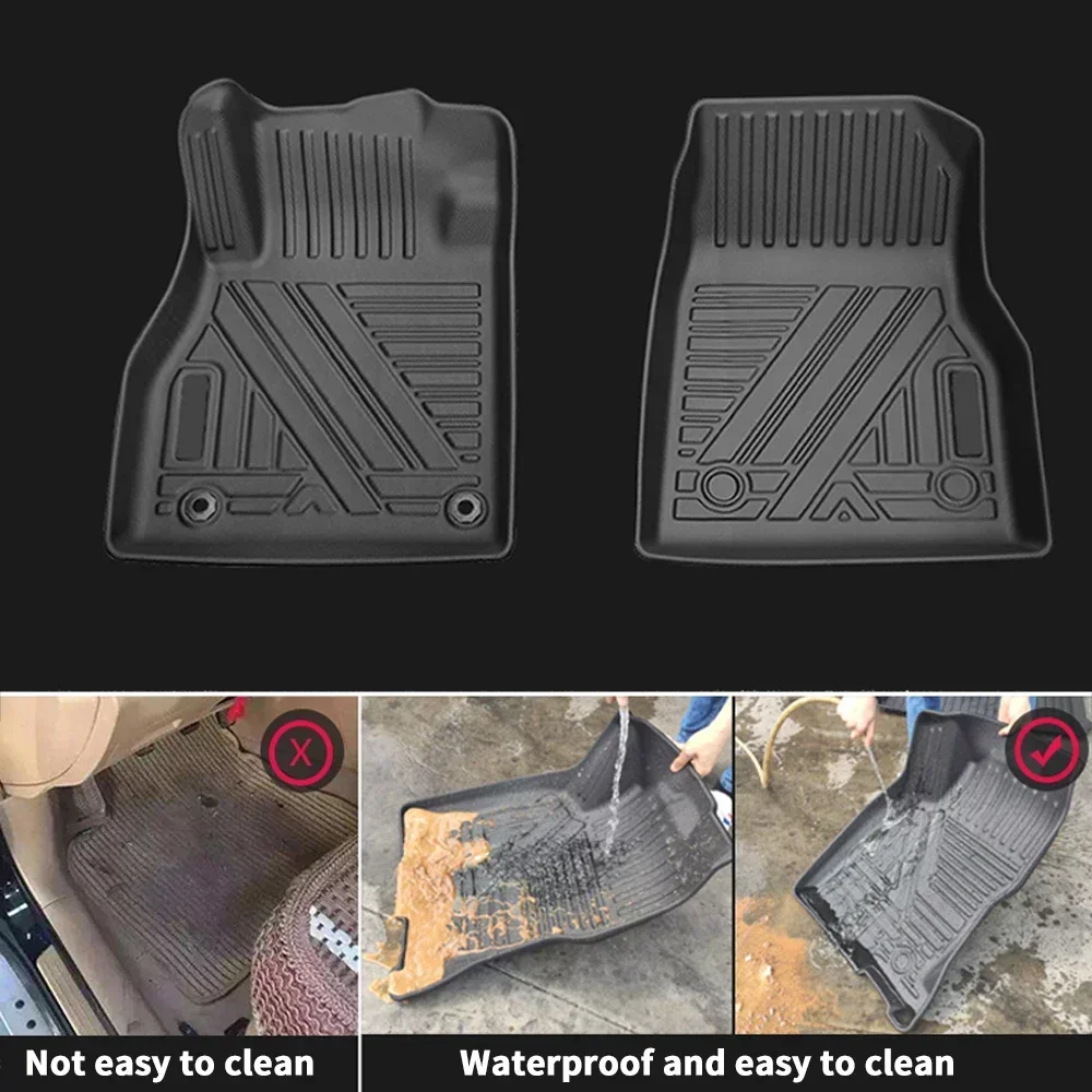 For Jaecoo J7 Chery Explore 06 2023-2024 Auto Car Floor Mats All-Weather TPE Foot Mats Odorless Pad Waterproof Tray Mat