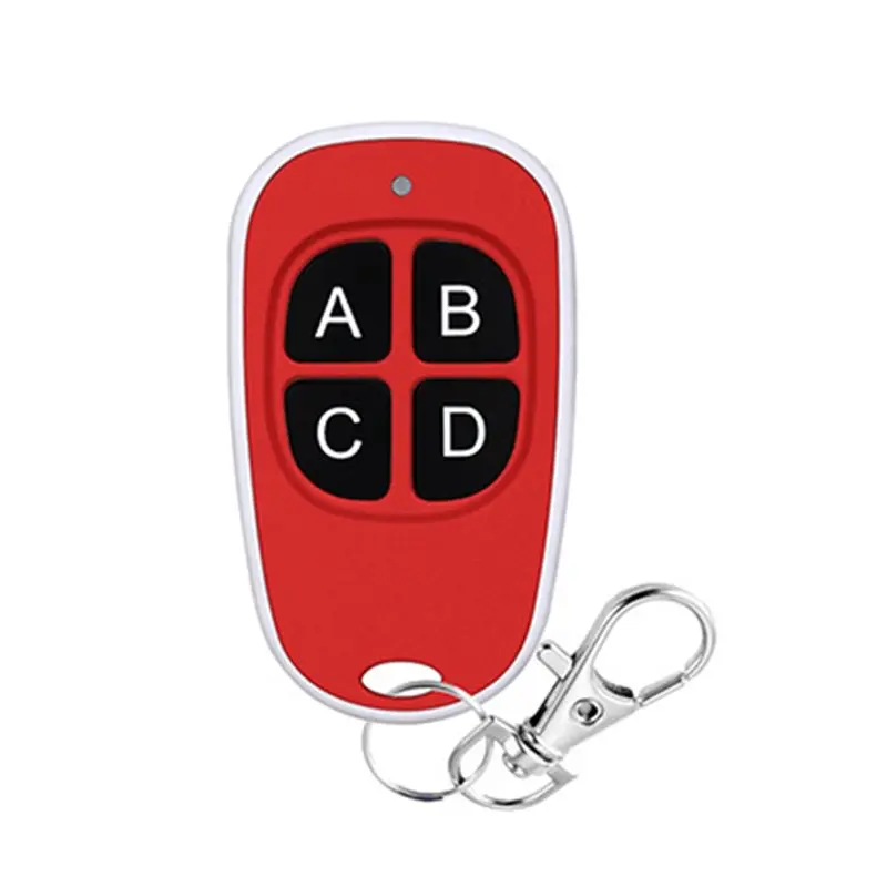 B14C Electric Gate Wireless 433Mhz Garage Door Opener Remote Control 4-Button Key Duplicator Clone Transmitter Universal A