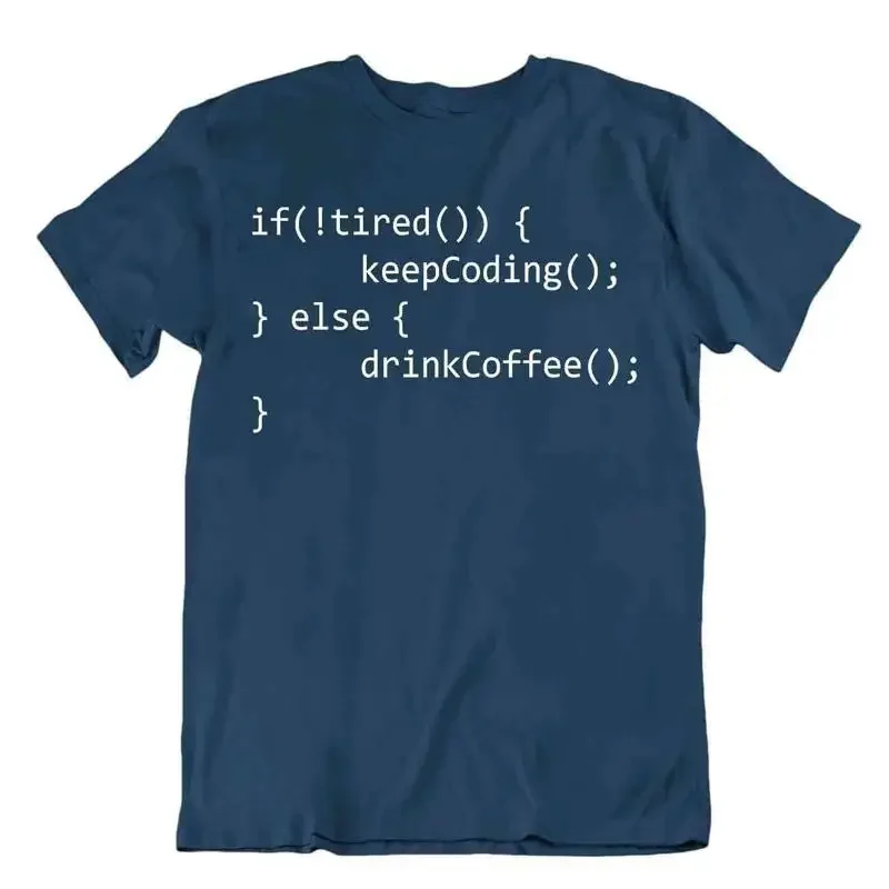 Keep Coding Tee Drink Coffe Computer Code T Shirt Teacher Joke Shirt