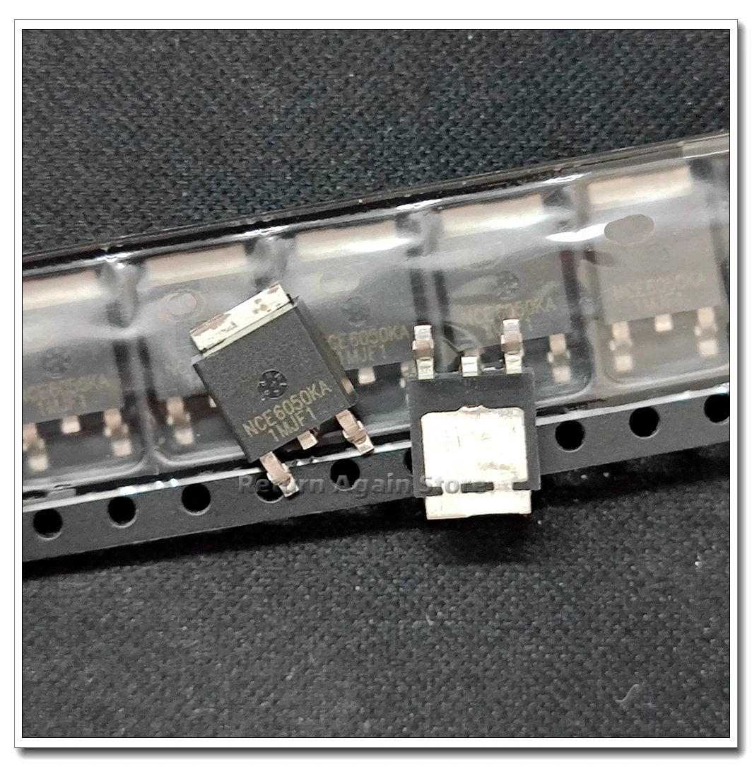 10PCS/LOT NCE6050KA N-channel field-effect transistor chip new original TO-252-2 60V/50A