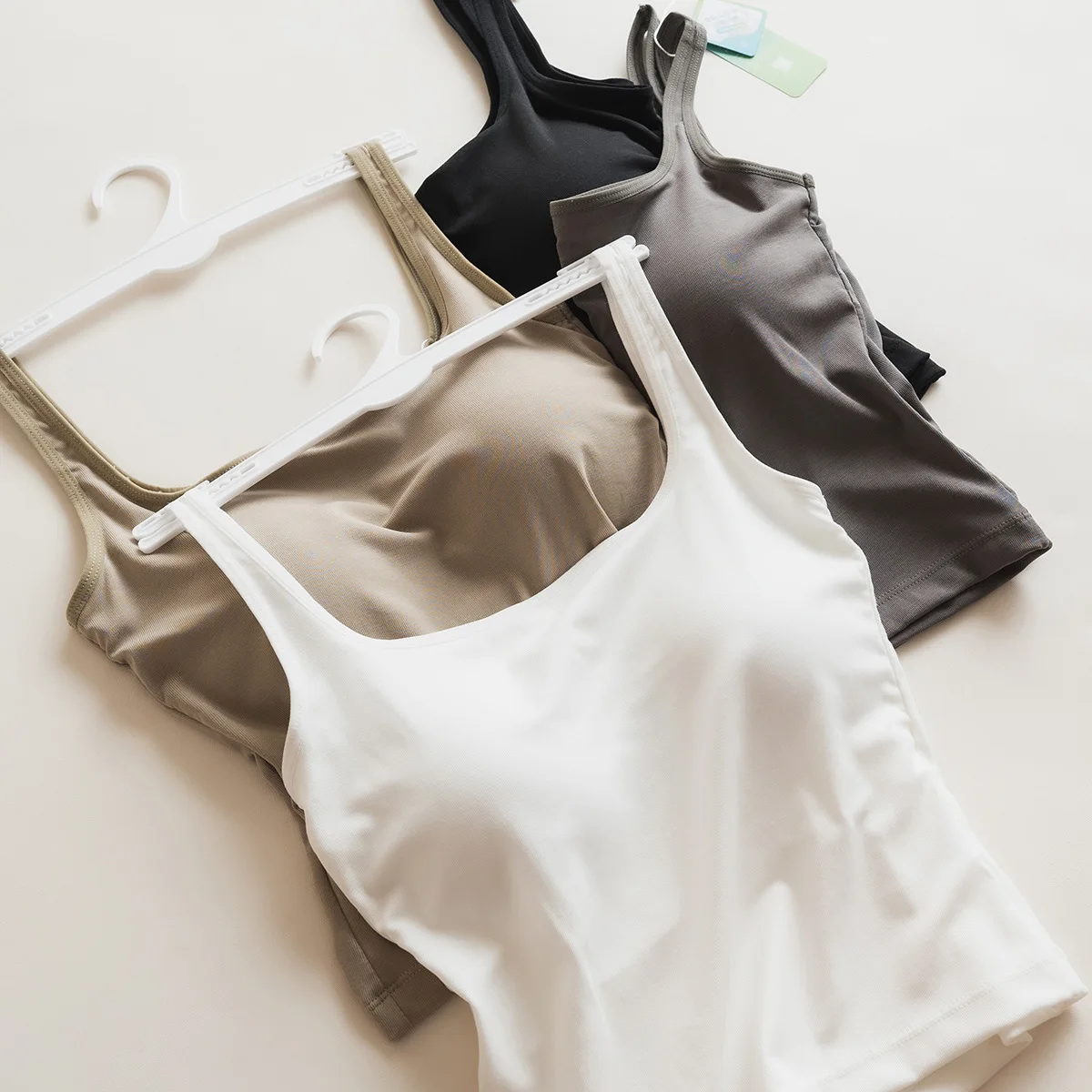 

Dave&di Fixed Cup Underwear Soft And Lightweight Vest Base Shirt For Women