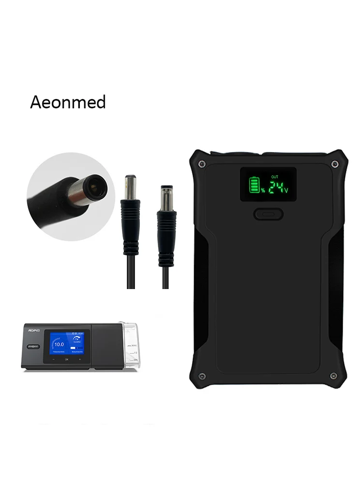 38000mAh USB C 60W Laptop CPAP Battery Backup Power Bank for ResMed S9/ AirSense Laptop Macbook pro air HP dell Lenovo XPS