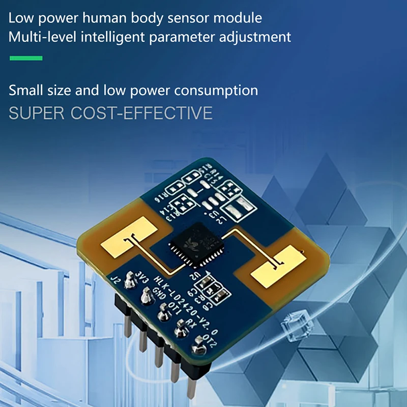 Hi-Link 24G Millimeter Wave Radar LD2420 Human Presence Sensing Module Micro Motion Intelligent Sensor