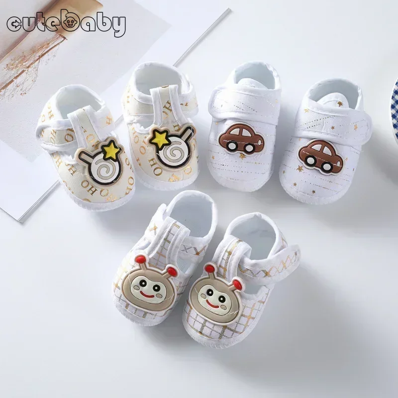 Baby Girl Shoes First Walkers Lace Floral Newborn Baby Shoes Princess Infant Toddler Baby Shoes for Boys Flats Soft Prewalkers