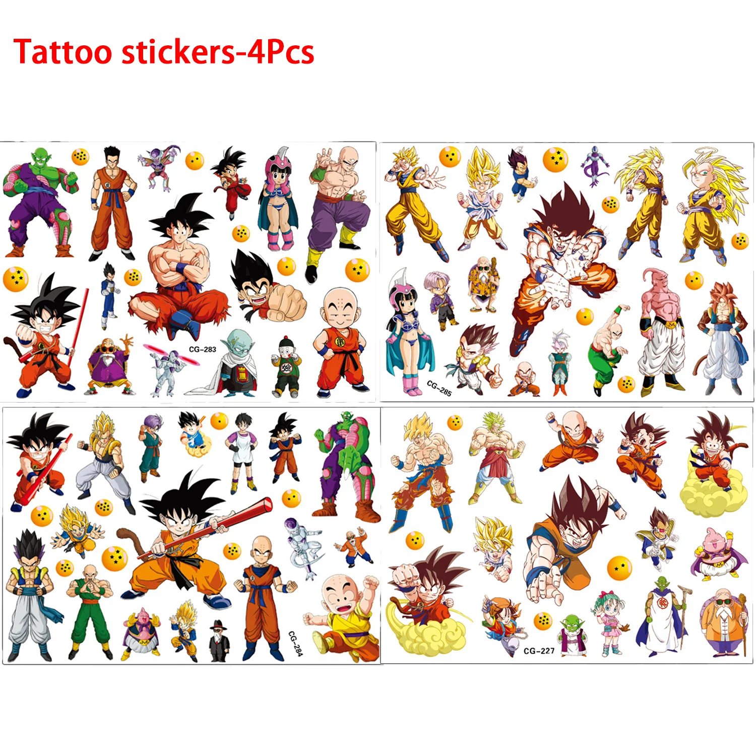 Variant: Tattoo stickers-4pcs