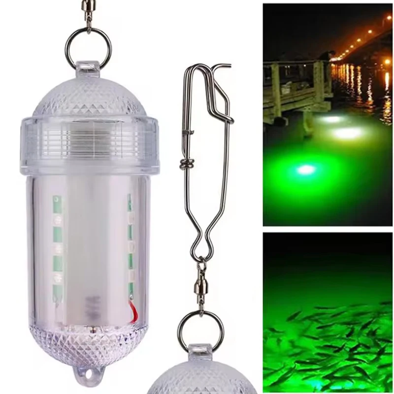 

WEIHE Fishing Light Waterproof Luminous LED Underwater Fishing Light Lamp Deep Sea Fishing Light Multi-Color High Bright Lamp