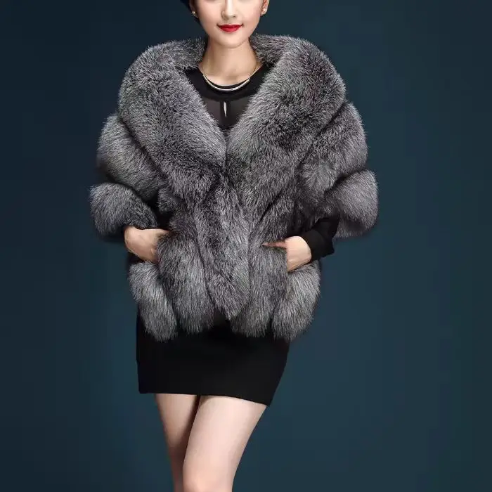 Fluffy Faux Fur Wedding Wrap Bolero, Women Bridal Shawl Winter Cape Shrug Mariage Jacket For Evening Dress Evening Wear