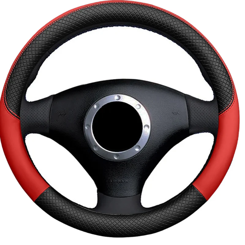 Car Steering Wheel Cover For Audi A2 8Z A3 8L Sportback A4 B6 Avant A6 C5 A8 D2 TT 8N S3 S4 RS 4 RS 6 view 3