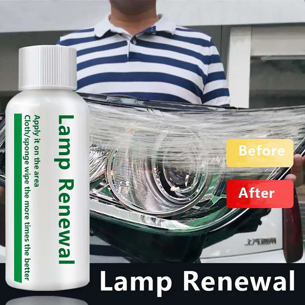 20ML Liquid Lamp Retreading Agent Lamp Renovation Car Maintenance Car Headlight Restoration Polishing Agent Liquid Glass for Car