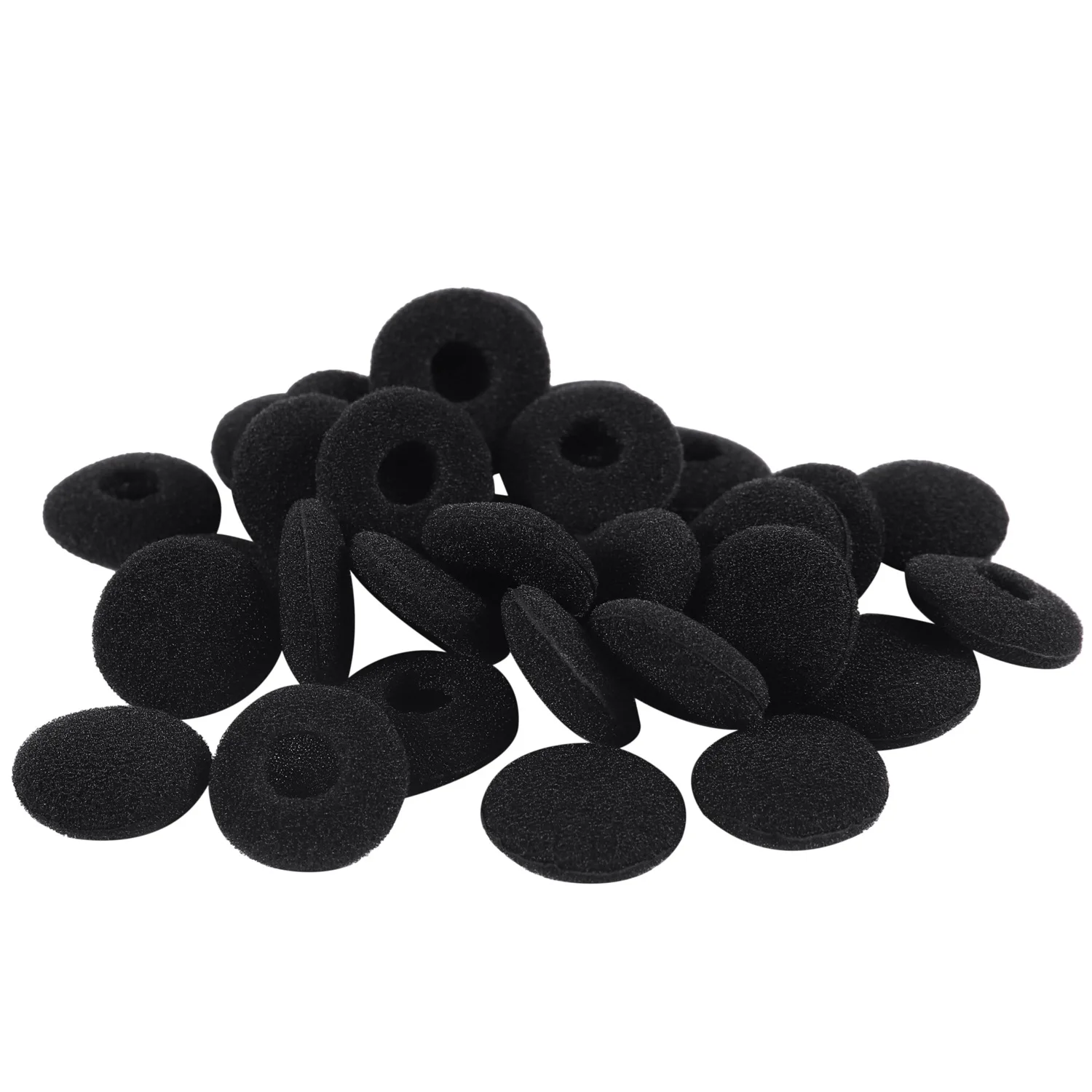 Super Deals Replacement Earphone in Soft Foam Sponge Bearing Headsets Covers Black