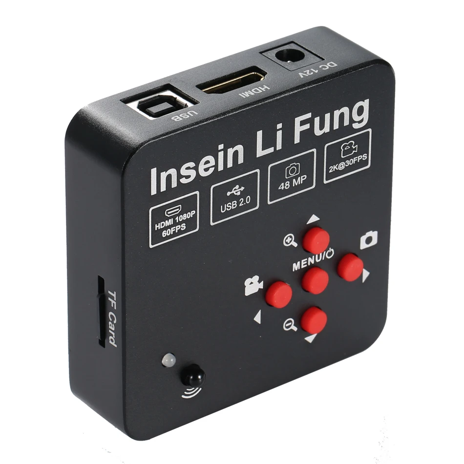 48MP Full HD 1080P 2K 4K 60FPS HDMI USB Industrial Digital Electronic Video Microscope Camera Mobile Phone CPU PCB Repair