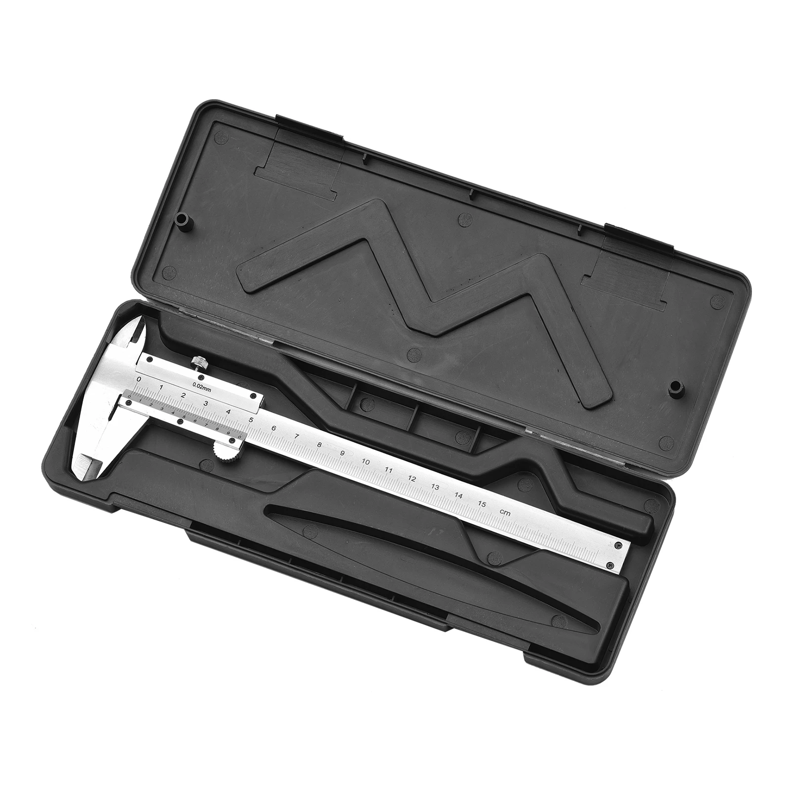Paquímetro Vernier de Profissional Medidor Deslizante Ferramenta de Medição Profundidade Externa Micrômetro de Passo Medição 0150 mm Aço Inoxidável