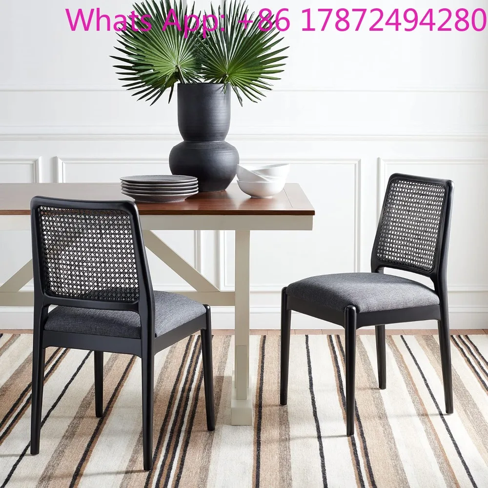Home Collection Reinhardt Rattan Cushion Dining Chair