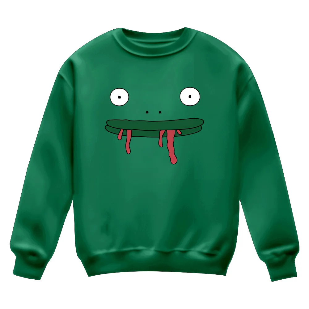 سويت شيرت Smiling Friends Merch ملابس السيد Frog Is Back بلوفرات جرافيك عصرية هدايا إبداعية للجنسين بأكمام طويلة ملابس الشارع #1