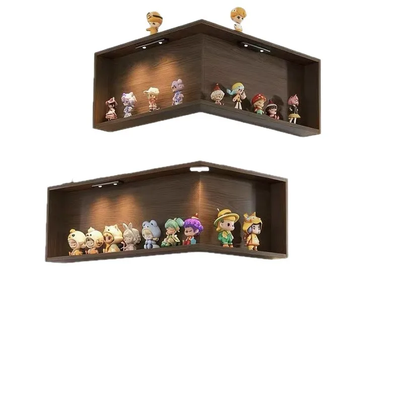 

Деревянная угловая полка для стены, 90-градусная угловая книжная полка, подвесная декоративная полка для стены, настенная полка для гостиной