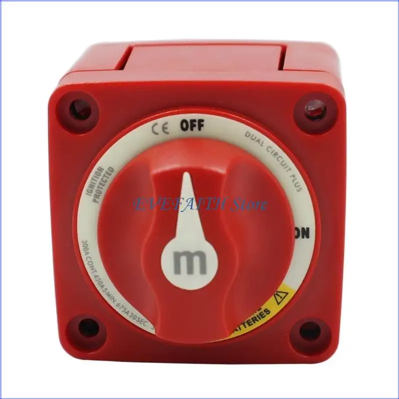 124B M-serie Batterijschakelaar 300A Marine Batterij Ontkoppelingsschakelaar 12-48V voor auto-voertuigtrailer