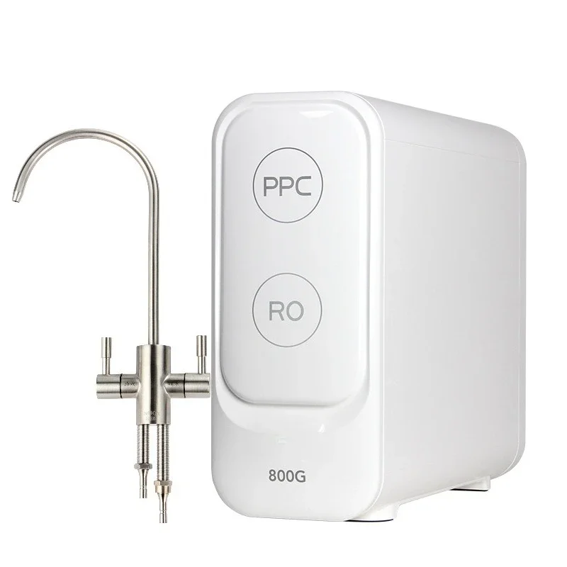 

Large flow double outlet reverse osmosis water purifier, household direct drinking machine