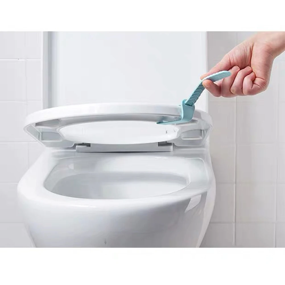 

7 Pcs Toilet Seat Lifter Creative Lid Straps for Avoiding Touch Adjustable Cutable Accessory Sanitary Hands Free Easy Use Strong