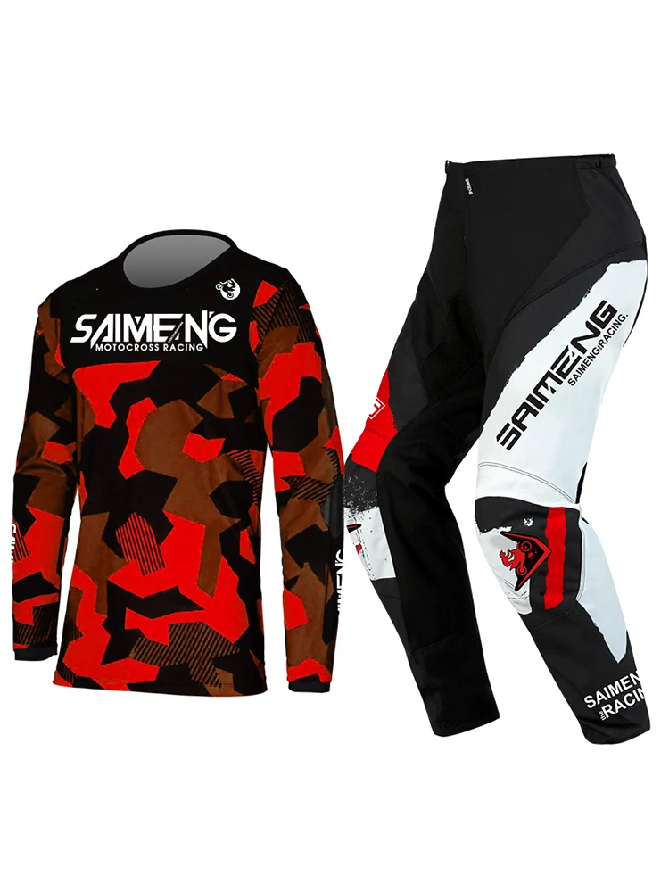 Motocross-Kind-Set, individuelle Nummer, Name, Rennanzug, Motorrad-Trikot und Hose, Kinderkleidung, großer Junge, Mädchen, Jugend, MX-Ausrüstungsset
