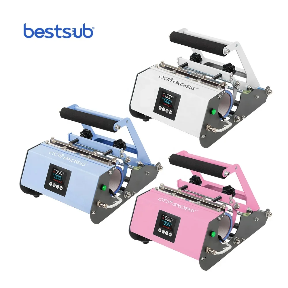 BestSub Digital Heat Press Machine Wholesale Transfer Tumbler & Mug Press 20oz Skinny Tumbler Sublimation Printing On Plates