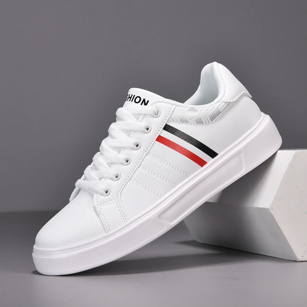 Tênis branco masculino sapatos esportivos casuais para mulher leve couro do plutônio respirável unisex sapatos skate tenis para homem