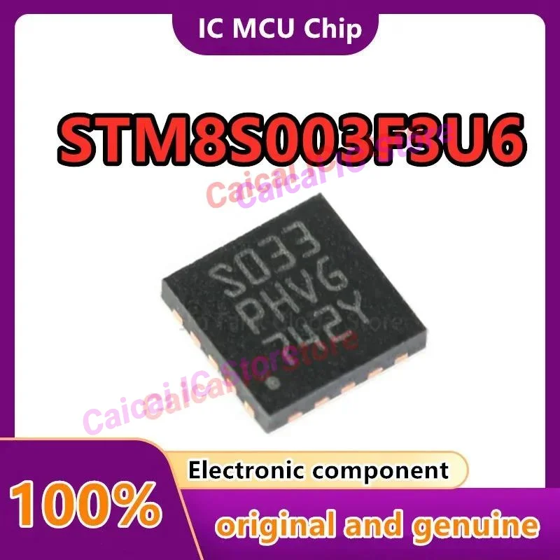 STM8S003F3U6 STM8S003F3 STM8S003F STM8S003 STM8S STM8 STM MCU UFQFPN-20 50-10 قطعة/الوحدة