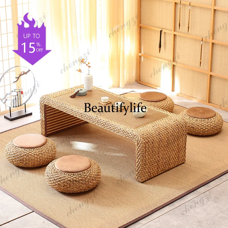03 Rattan Japanese Coffee Tables Design Classic Apartments Luxury Modern Coffee Tables Living Room Low Mesa Centro Furniture Ho