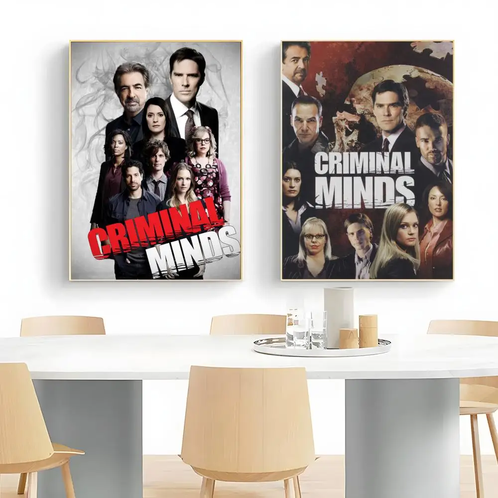 Moody Suspenseful C-Criminal Minds Thriller Vibe Poster Poster Wall Art Print Decorative Mural Home Decor Gift Unframed