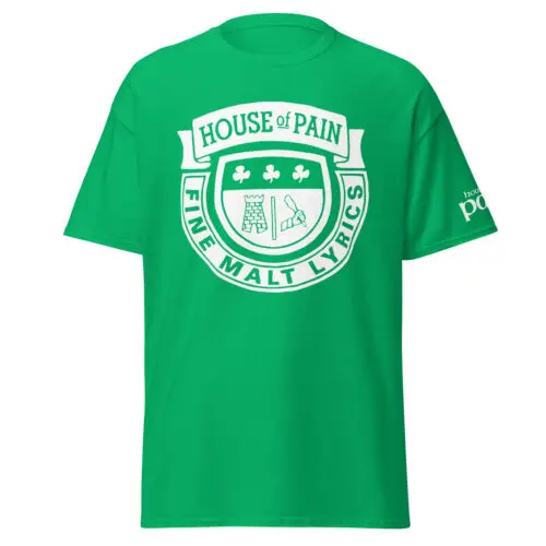 House of Pain Logo White Front/Sleeve Print T-Shirt