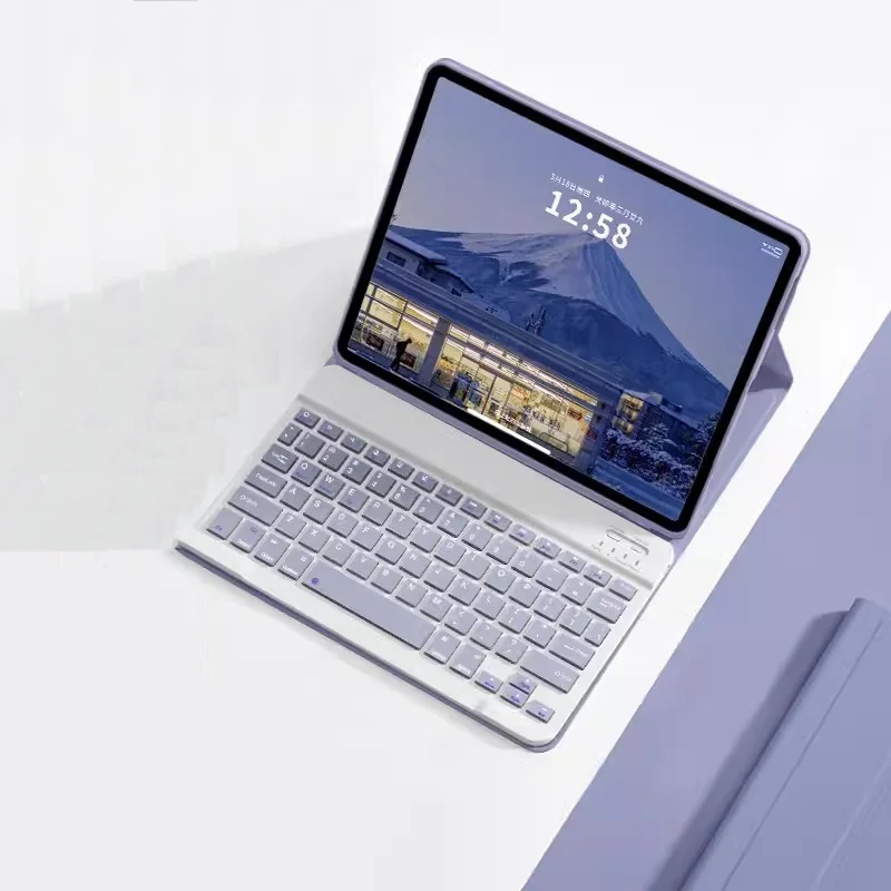 Custodia Con Tastiera Bluetooth Per Lenovo Idea Tab 11 E Xiaoxin Pad 11 (2025) – Cover Con Mouse Touch E Supporto Regolabile