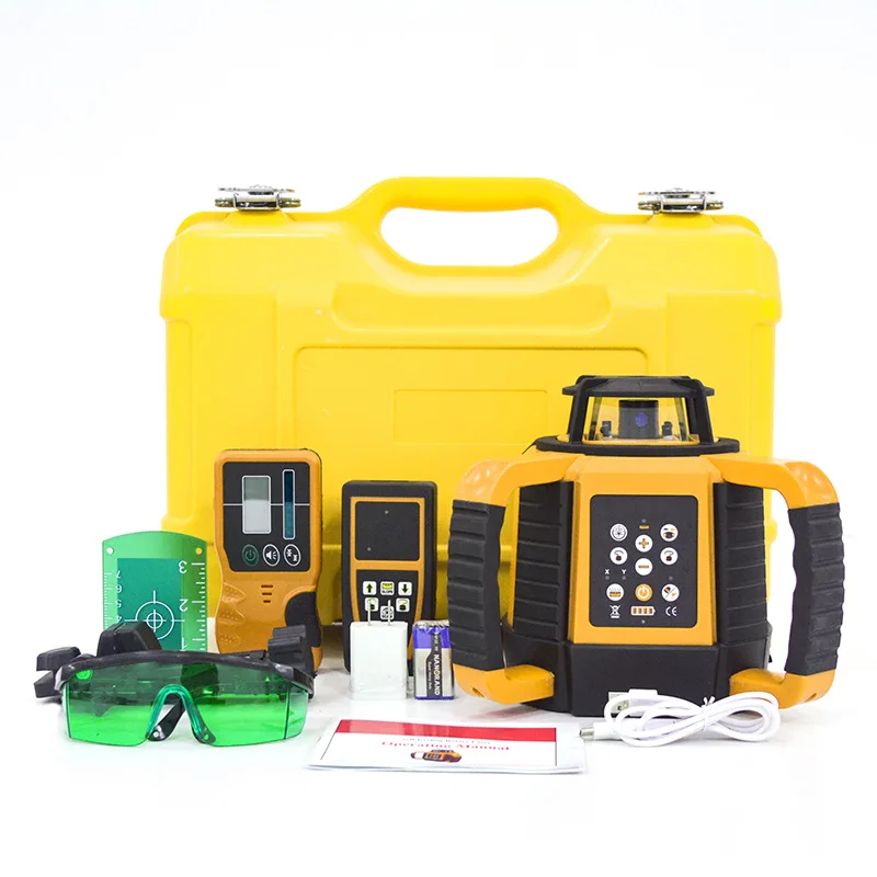 Mount Laser Surveying Self leveling Rotary Laser Automatic Level with Green Red Beam