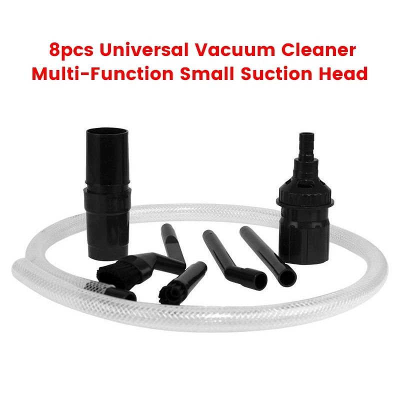 8Pcs Universal Vacuum Cleaner Accessories Multi-Function Small Suction Head Computer Air Conditioner Cleaning Brush